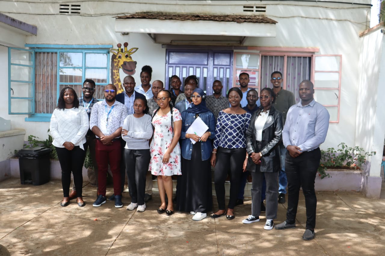 A site visit by students from Kenyatta University to the Kargeno Research and Policy Hub